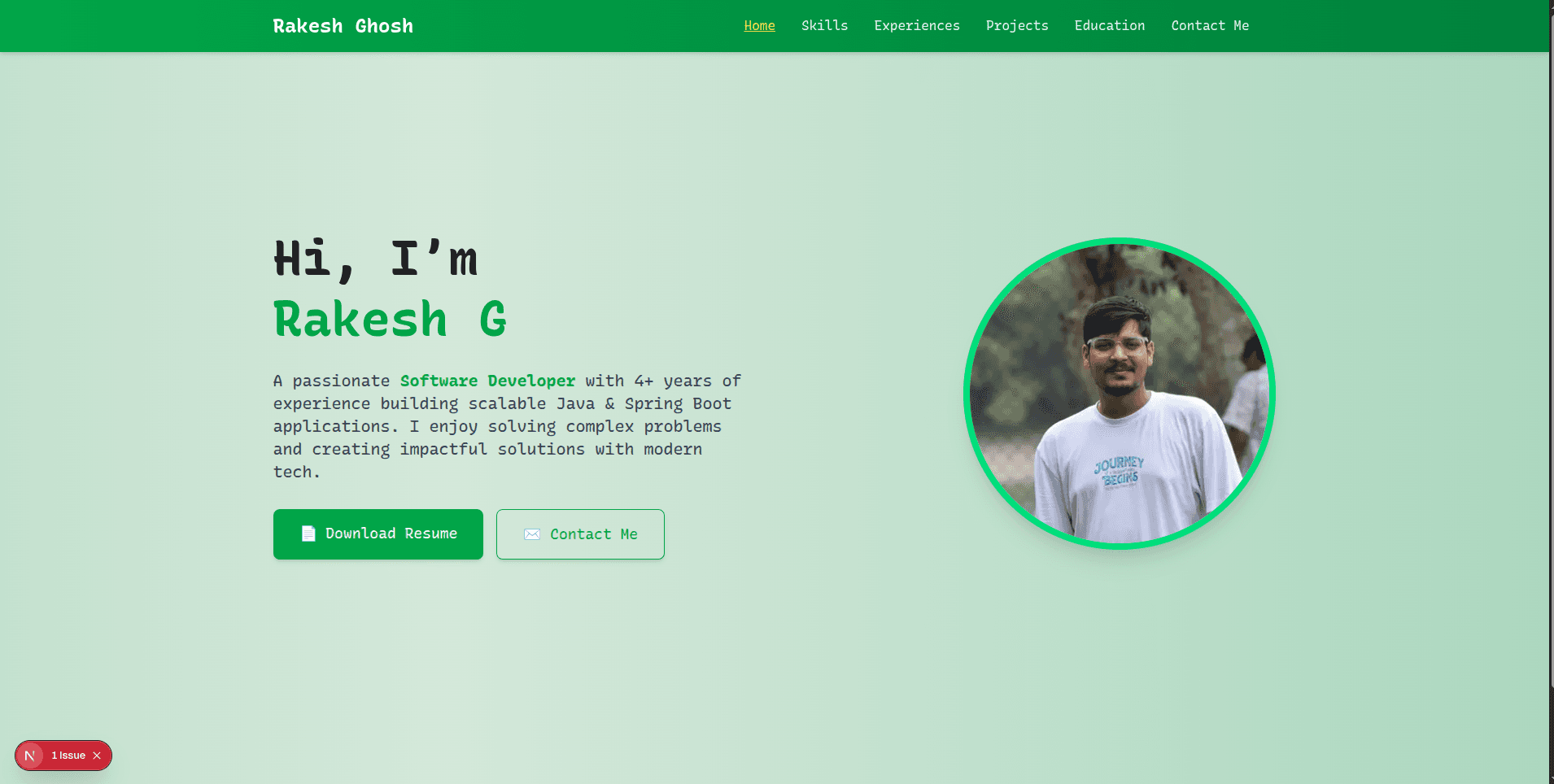 Personal Portfolio Website
